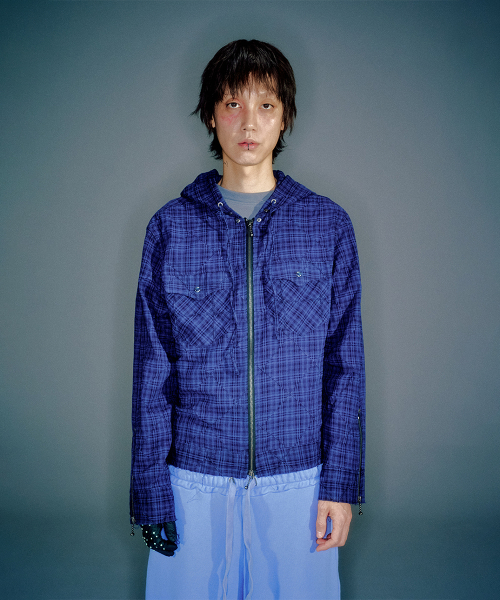MARCEL HOODIE SHIRTS JACKET BLUE