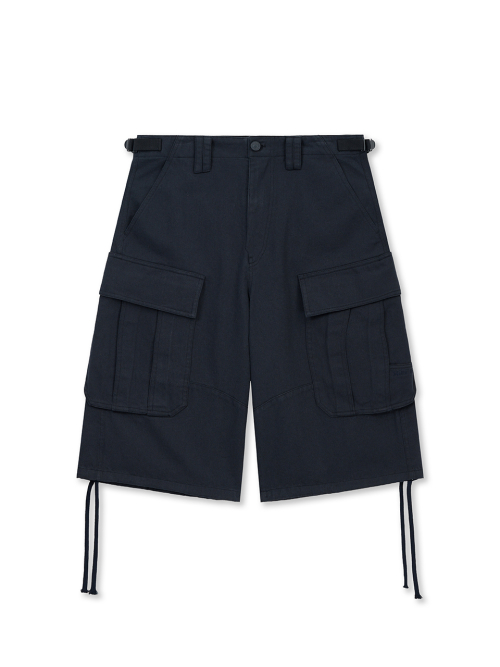 UTILITY CARGO BERMUDA PANTS IN NAVY