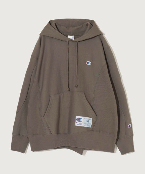 챔피온 X 언더커버 리버스위브 후드 티셔츠 Olive Drab