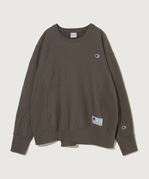 챔피온 X 언더커버 리버스위브 크루넥 스웨트셔츠 Olive Drab