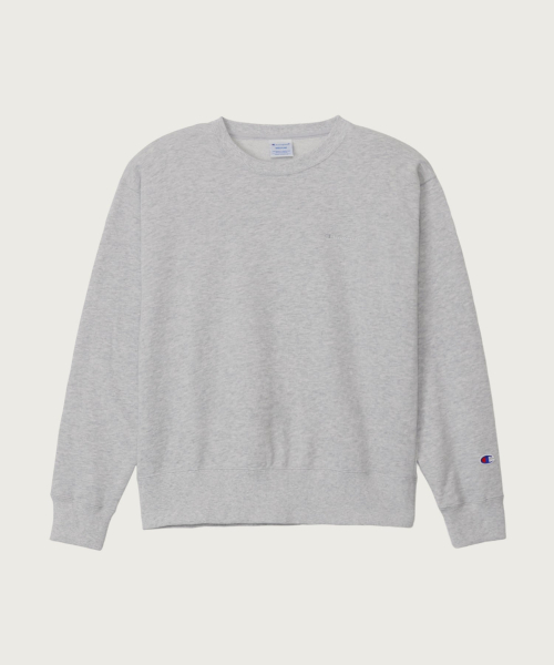 여성 베이직 스몰 로고 스웨트셔츠 Grey