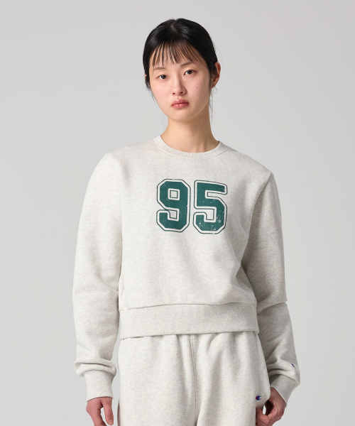 여성 95 크롭 스웨트셔츠 Oatmeal
