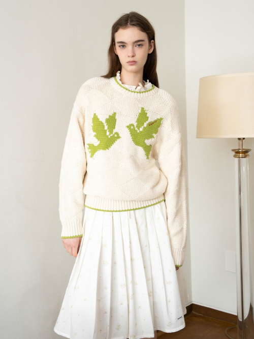 Bird Jacquard Pullover MU2611PO103M
