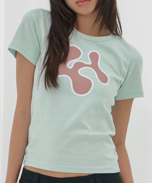 FY CLOUD TEE (MINT) F26QB052