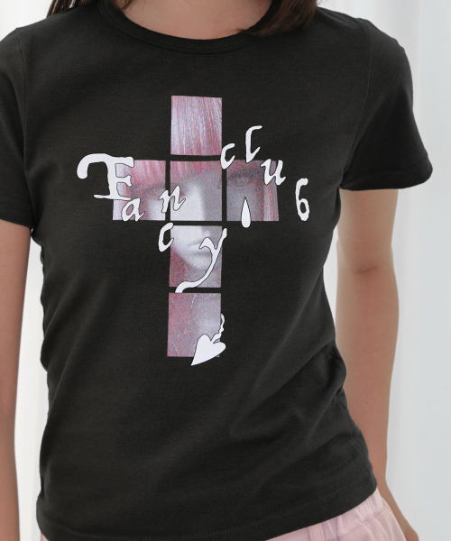 CROSS KIRA TEE (BLACK) F26QB054