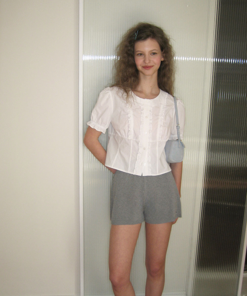 Elo summer knit shorts - Gray