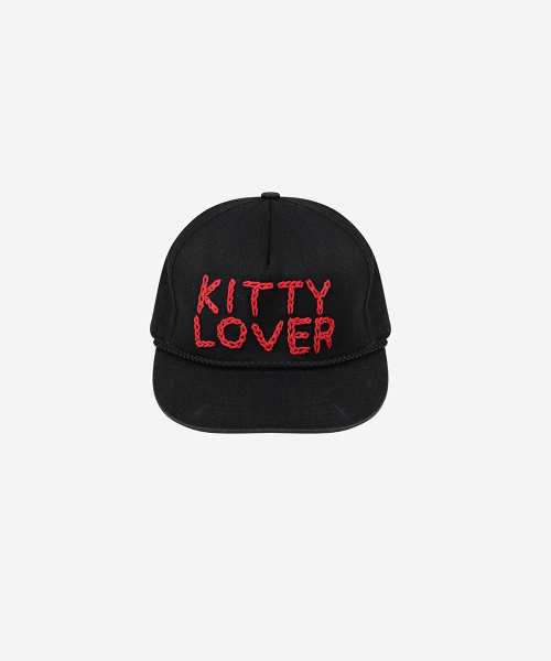 LOVER SERIES HAND STITCH CAP BLACK