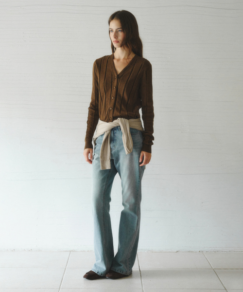 JAMIE bootcut denim pants_BLUE