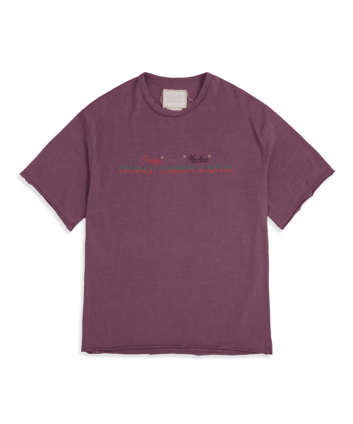 Orange carrot karma tee in plum