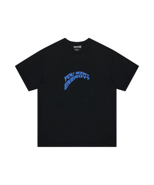 Tuewid energy t-shirts in black