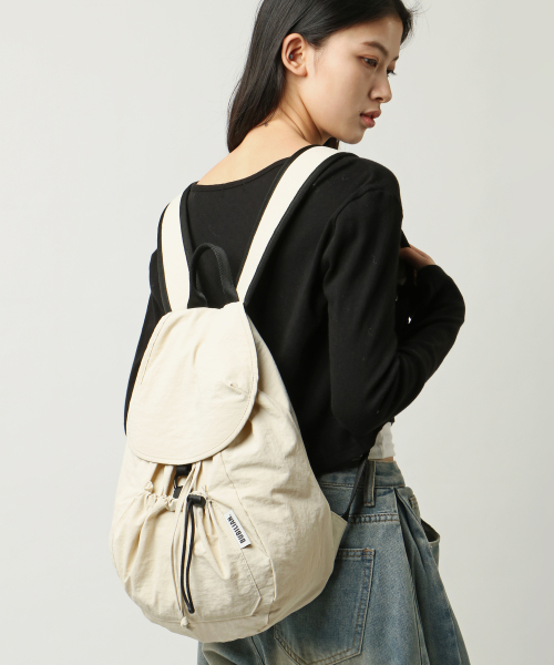 Dewdrop Backpack_Beige&Black