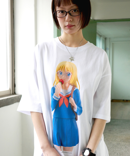 3D YURINA Overfit T-shirt [White]