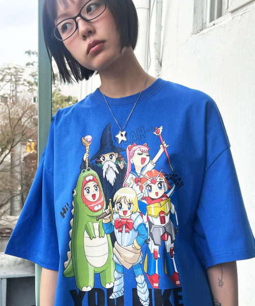 Cosplay Overfit T-shirt [Blue]
