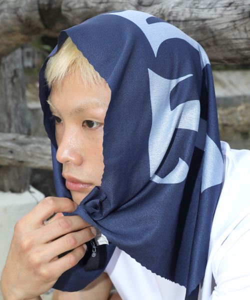 GACTAR005 로고 스포츠 타올 (NAVY)