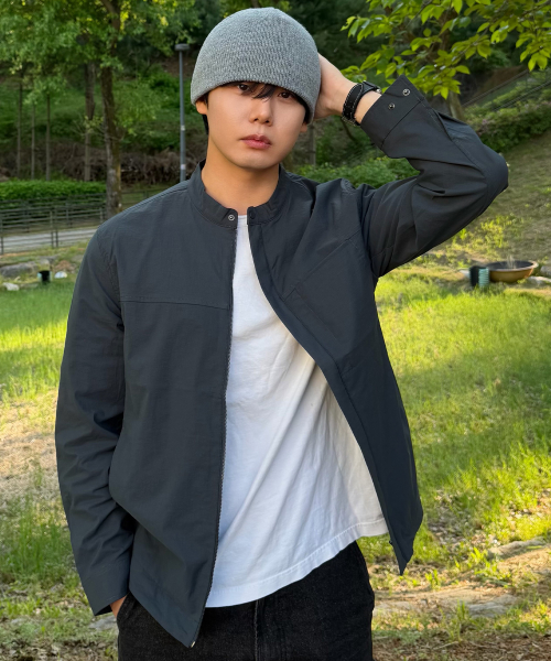 Minimal Regular Fit Blouson - 2color