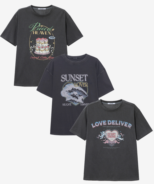 PIGMENT Short Sleeves T-Shirt Series J1ST0M01