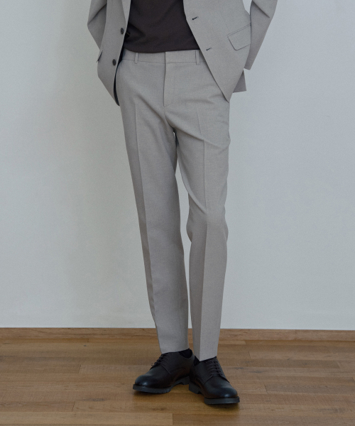 [Cool] Tapered two-tone banding pants - 2color