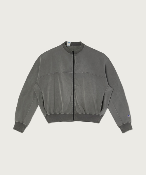 챔피온 X 엔할리우드 리버서블 스웨트 블루종 Dark Grey