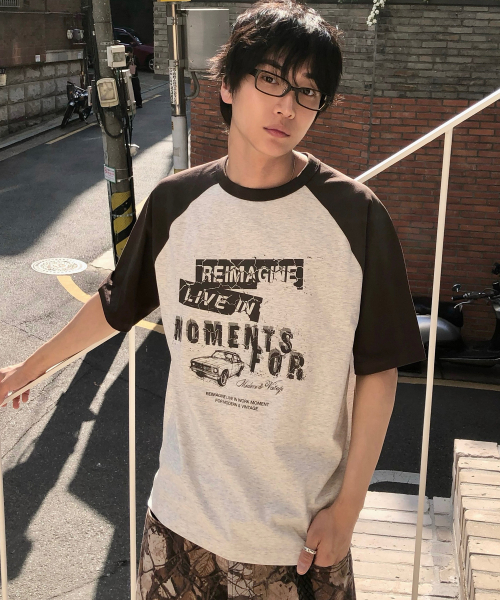 Do Good_Graphic Raglan Oversized Fit T-shirt - 2color