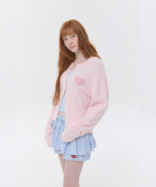 KIRSH MELLOW SOFT TOUCH CARDIGAN(LIGHT PINK)