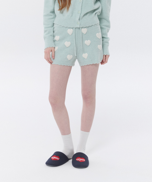 KIRSH MELLOW SOFT TOUCH KNIT SHORTS(MINT)