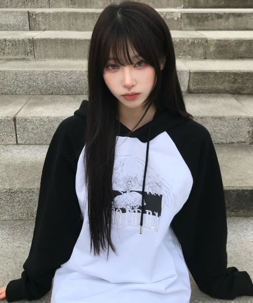 SHUGO CHARA! RAGLAN HOODY(WHITE)
