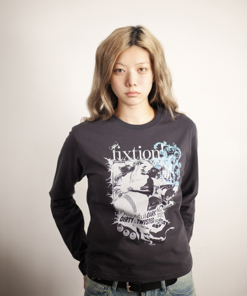 HORROR! LONG SLEEVE (CHARCOAL)