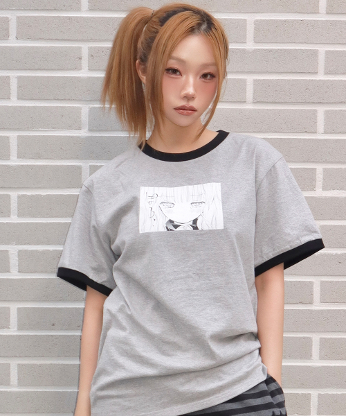 SHUGO CHARA! RIMA RINGER TEE(GRAY)