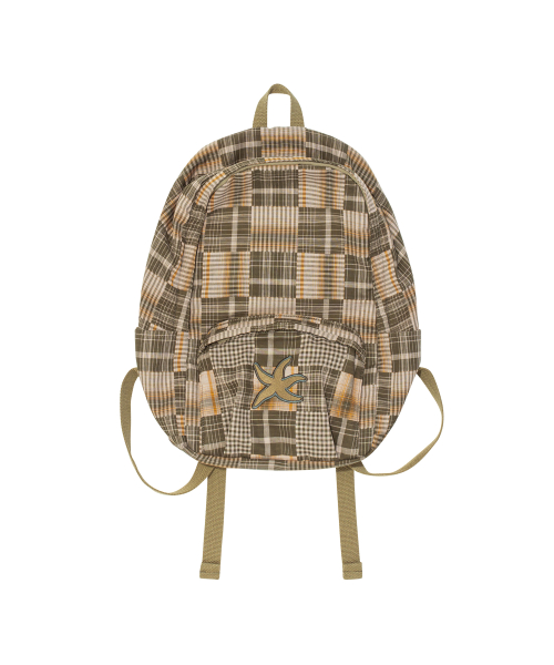 TCM starfish patchwork backpack (vintage brown)