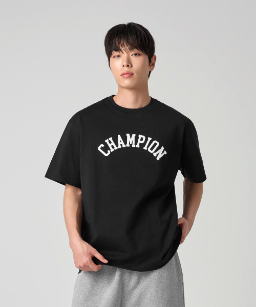 아치 로고 티셔츠 Black
