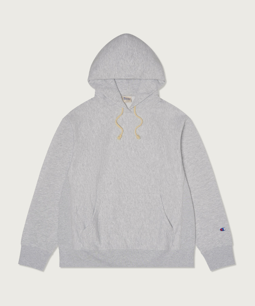 리버스위브 루즈핏 후드 티셔츠 Light Grey