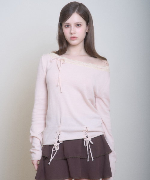 RIBONNETE KNIT PINK