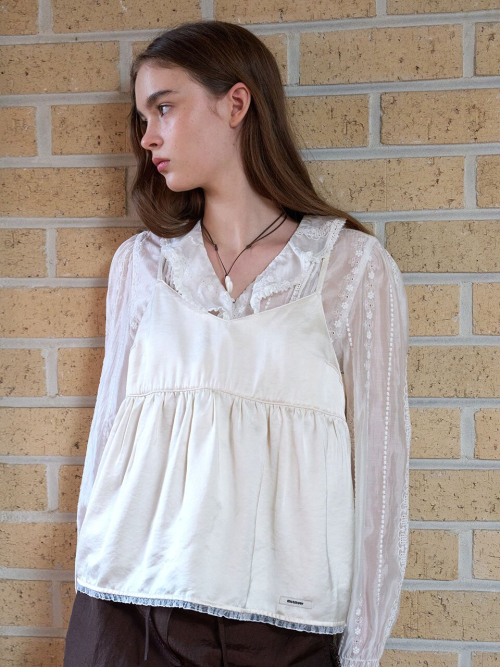 Layered Bustier Top MU2611BL101M_IVORY