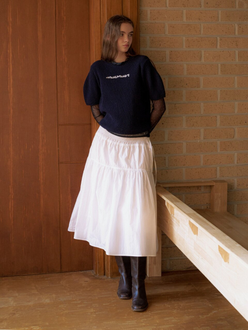 Tiered Long Flare Skirt MU2611SK103M