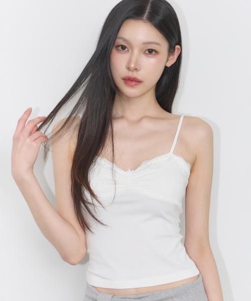 ROSE LACE SLEEVELESS WHITE