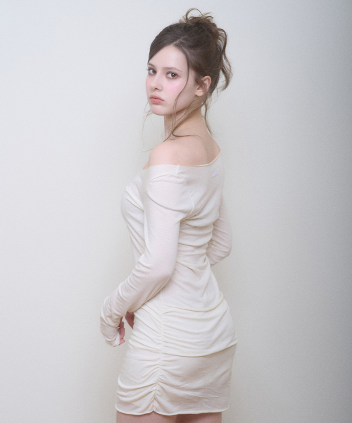 VERA CORSET DRESS CREAM