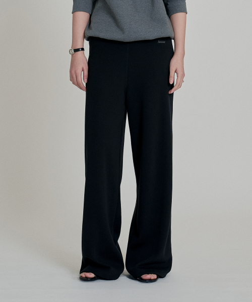 SOFT EASY PANTS (BLACK)