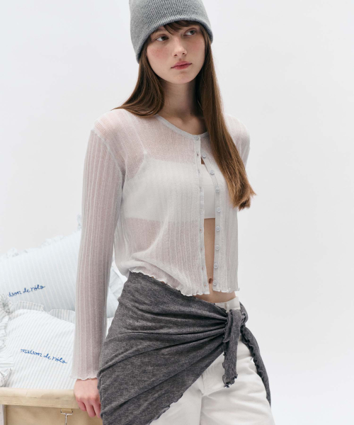 NUBASIC JERSEY SCARF GRAY