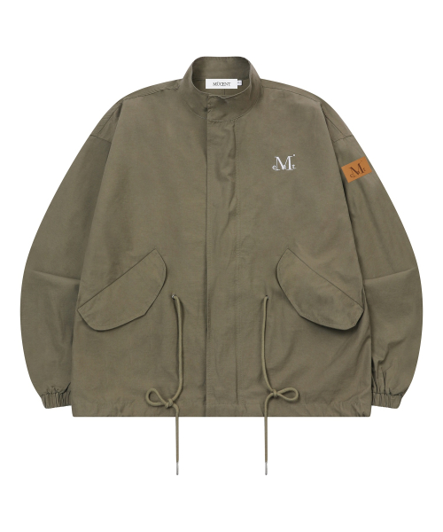 OEL SIDE LEATHER SHORT FIELD JACKET (2COLOR)