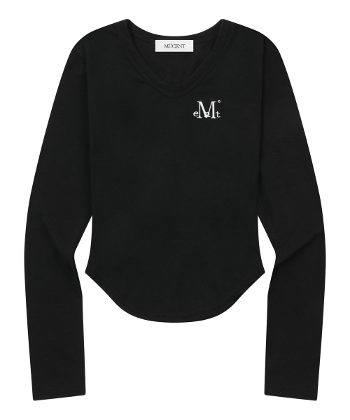 ROINA V NECK LONG SLEEVE T (6COLOR)