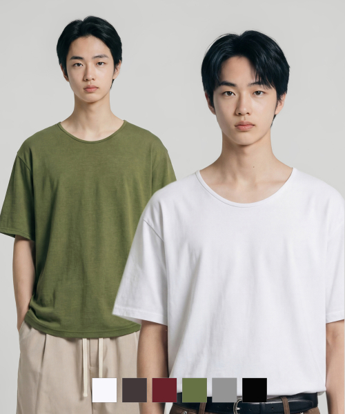 [2PACK] Boy Crop U-Neck Short Sleeve KJST2691