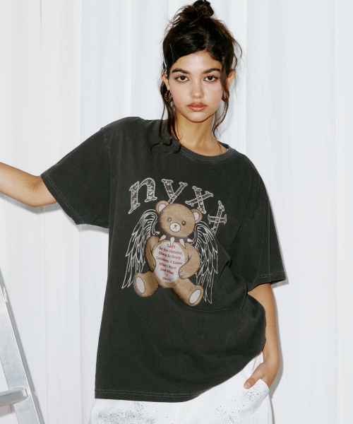ANGEL BEAR TEE CHARCOAL