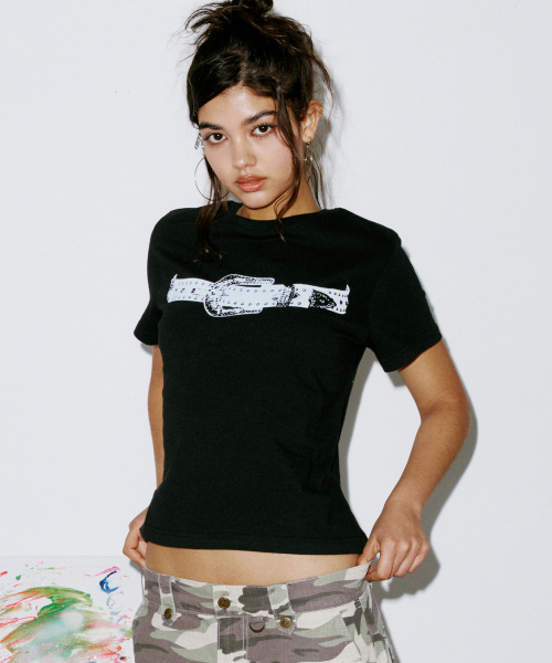 BELT TEE BLACK