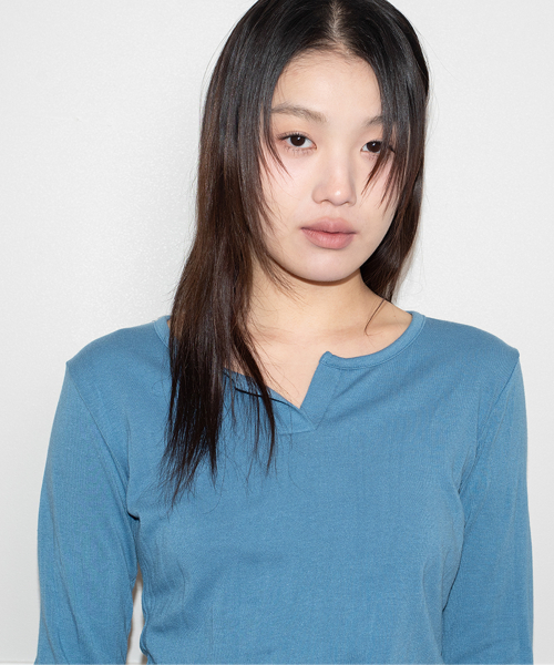SOFT TOUCH WRINKLE T (BLUE)