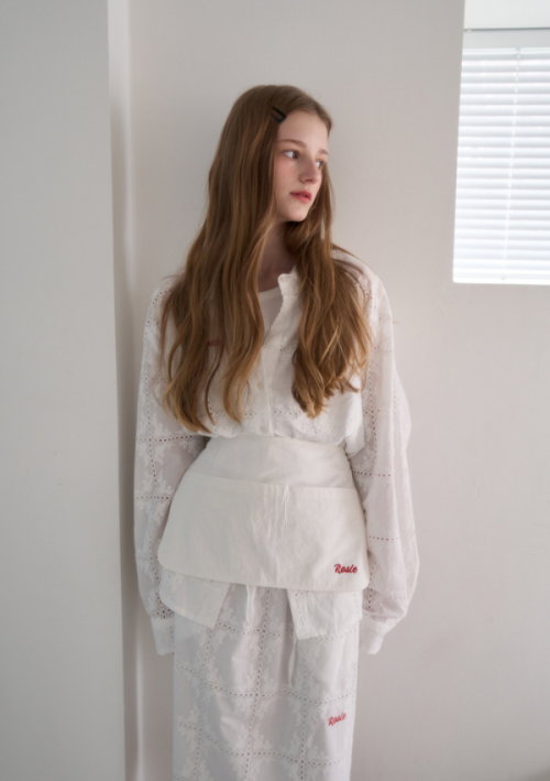 Petal Eyelet Blouse