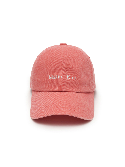 MATIN MINI CLASSIC LOGO BALL CAP IN LIGHT ORANGE