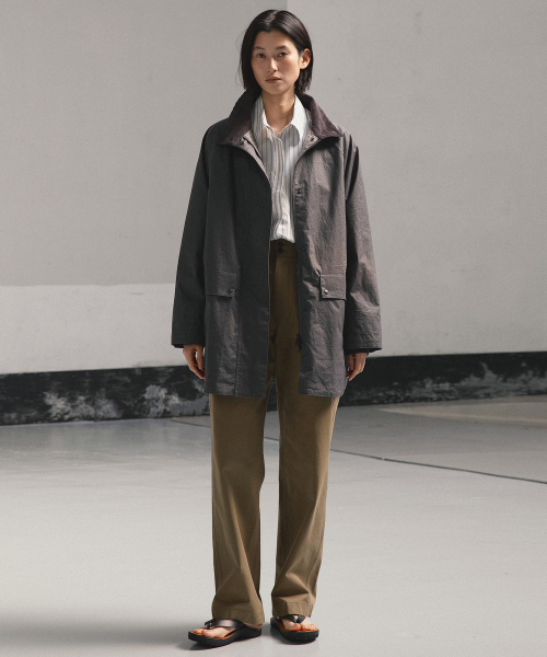 W. Neo British Half Coat (Carbon)
