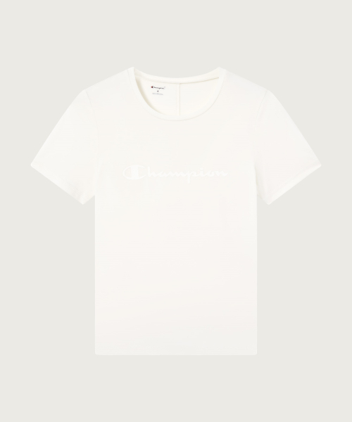 여성 빅 로고 애슬레틱 티셔츠 Ivory