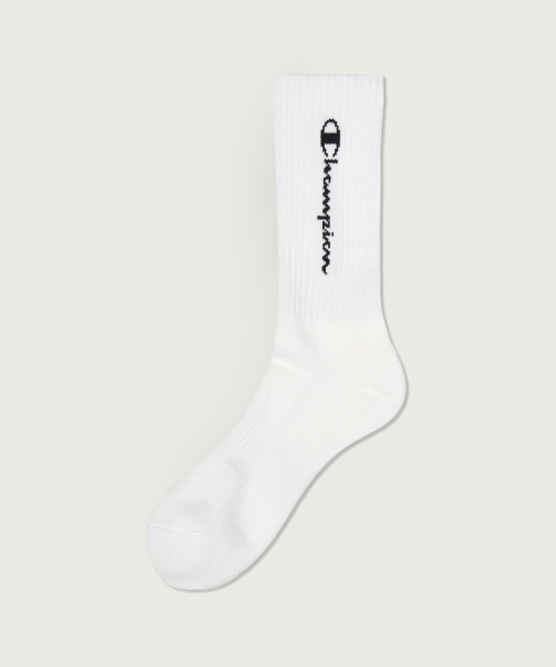 [3pack] 스크립트 크루 삭스 White