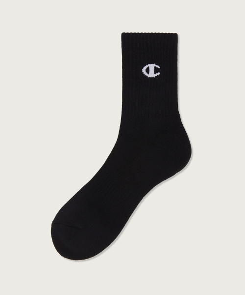 [3pack] 모노 C로고 미드 삭스 Black